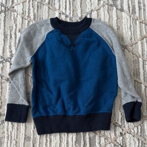 GAP Kids Blue and Gray Sweater